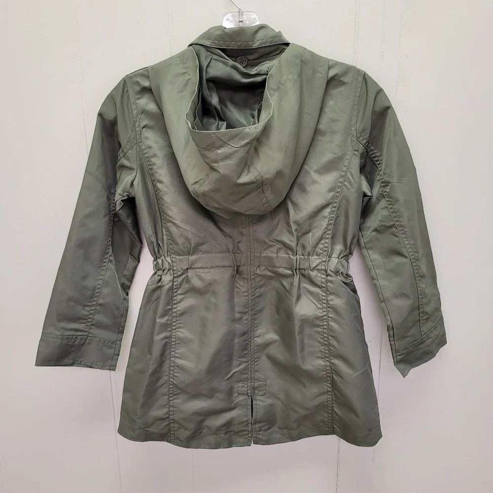 Urban Republic Girls Detachable Hoodie Rain Coat